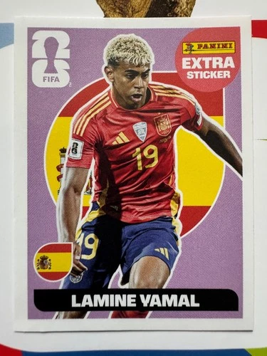 Panini FIFA World Cup 2026 Sticker Lamine Yamal Extra Sticker