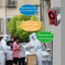 Solar Outdoor Motion Sensor Alarm With Remote Control 3 Mode Sound And IMLZ