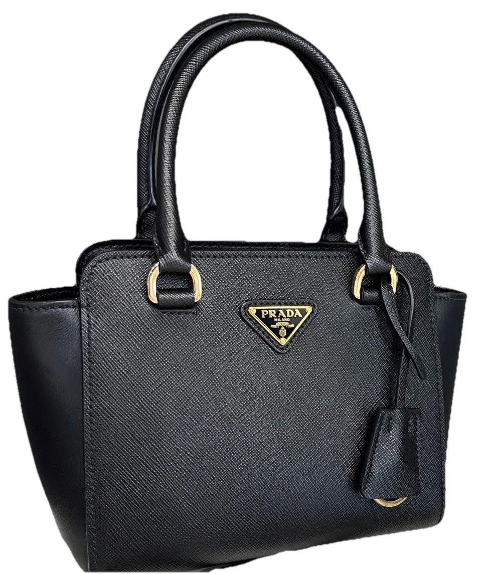 PRADA Saffiano Lux Black Bags & Handbags for Women for sale | eBay