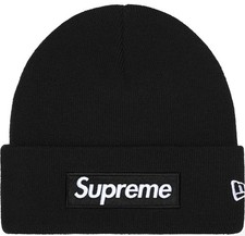 BRAND NEW 100 AUTHENTIC SUPREME BOX LOGO BEANIE BLACK FW25