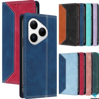 Hülle für Huawei P80 P60 P50 P40 P30 P20 Magnet Spleißen Wallet Case Handyhülle
