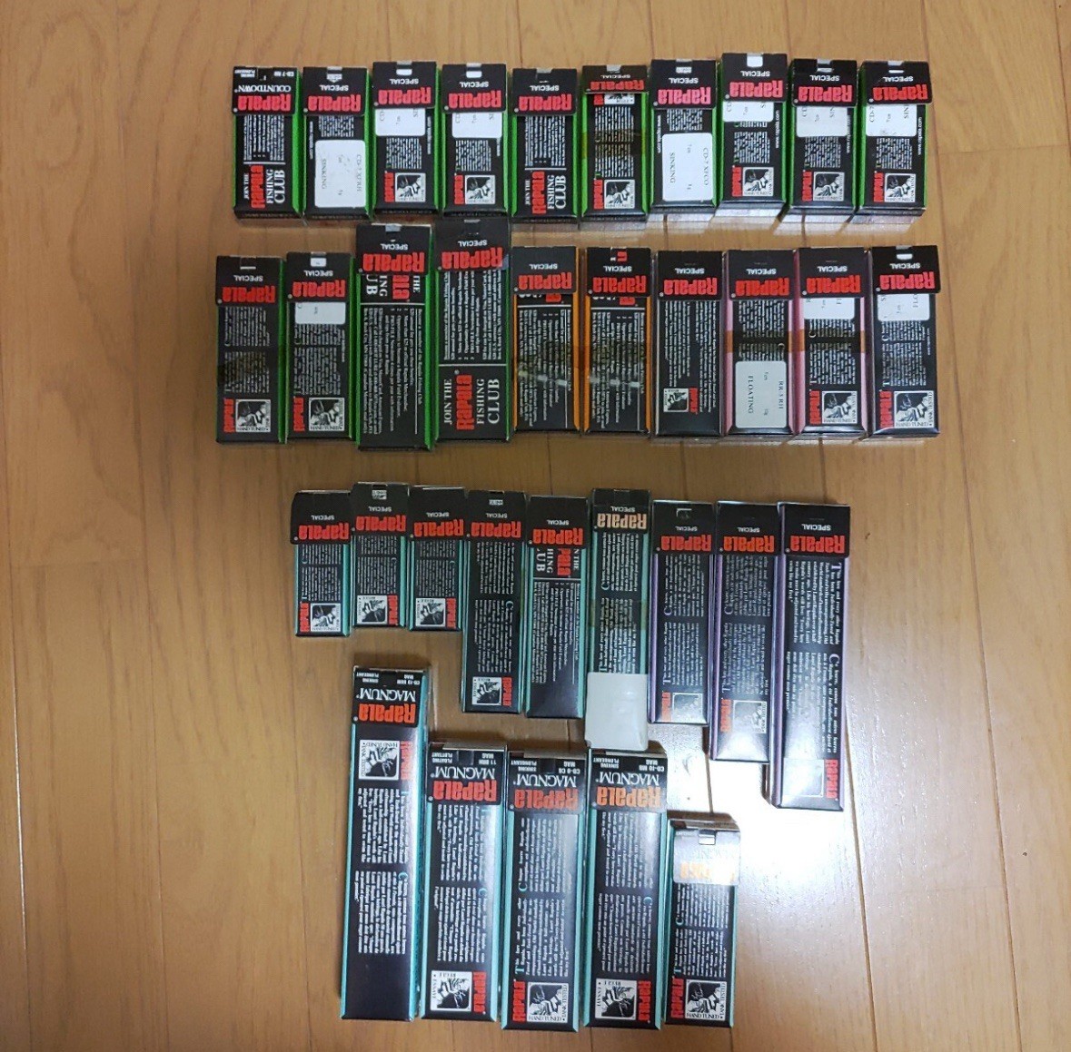 34 Set RaPaLa/countdown magnum Old Lure Ship From Japan - Image 2