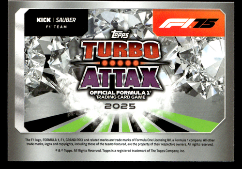 2025 Topps Turbo Attax Formula 1 F1 Complete Your Set Pick Choose Singles 1-200 - Picture 34 of 96