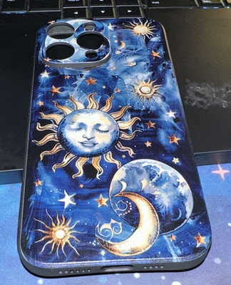 Celestial Space (Sun, Moon & Stars)  iPhone 14 Pro Max Case