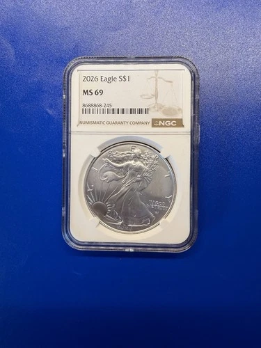 2026 $1 American Silver Eagle NGC MS69