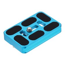 Tripod Quick Release Plate 2.36" Length Tripod Mount Plate, Blue