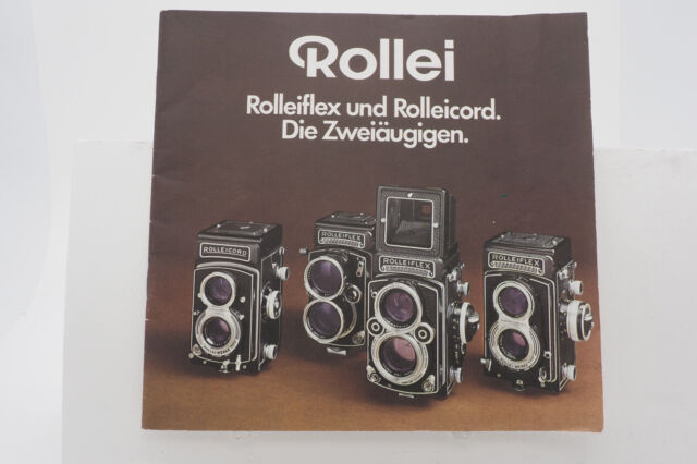 Rollei Prospekt "Die Zweiäugigen" +++ von classic-cameras +++