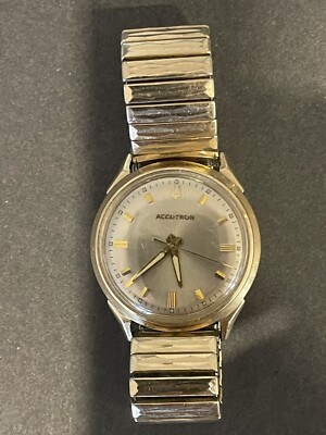 1965 Men's 10K Gold Filled Bulova Accutron Tuning Fork Movement