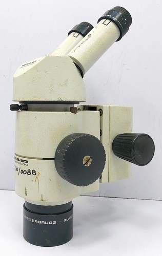 Wild Heerbrugg Stereo Microscope with 10x/21 Eyepieces and Plan 1x Objective - Picture 8 of 10