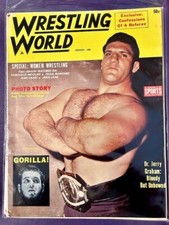 VINTAGE LOT OF 8 BRUNO SAMMARTINO WRESTLING MAGAZINES