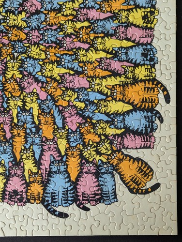 Springbok A CLOSE CIRCLE OF FRIENDS 500 pc Jigsaw Puzzle B KILBAN Cats PZL2423 - Picture 2 of 22
