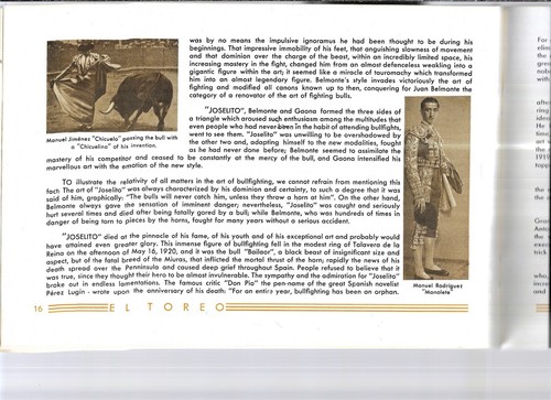 EL TOREO DIE KUNST DES STIERKAMPFES/HISTORISCHE NOTIZEN-MANOLETE, BELMONTE, DOMINGUEZETC - Bild 4 von 7