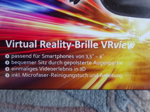 neu VRview Virtual Reality-Brille 3D-Brille für Smartphone 3,5`` bis 6`` Handy - Bild 2 von 5