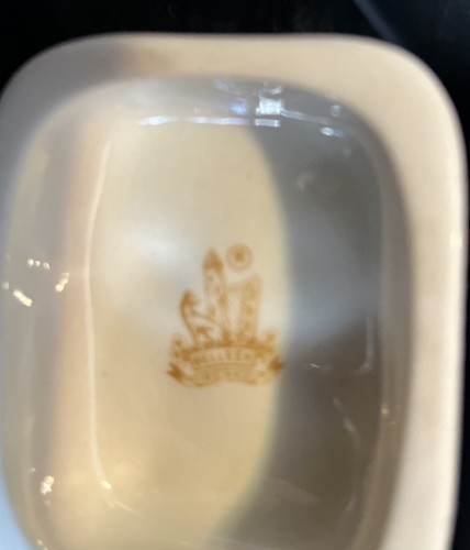 BELLEEK Coral Ring Holder and Two Limpet Egg Cups - Picture 6 of 12