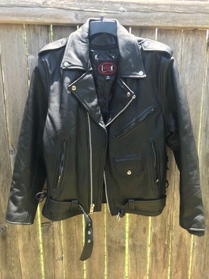 ik leather motorcycle jacket
