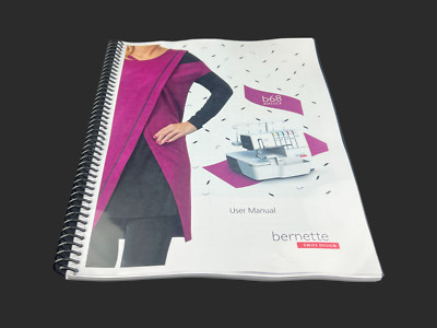 Bernina Airlock b68 Reference Manual User Guide 108 Pages Coil Bound
