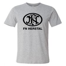 FN Herstal Firearms Guns Men's Grey Size S to 5XL