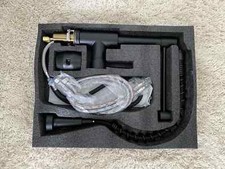 OWOFAN Black Single Handle Kitchen Faucet with Pull Down Sprayer X002588DJB