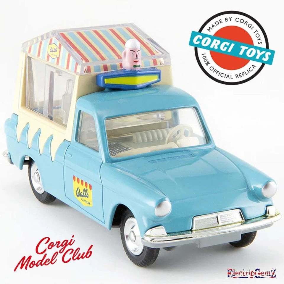 Corgi Model Club 474 Wall's Ice Cream Van on Ford Thames Chassis Musical Chimes - Image 4 of 4