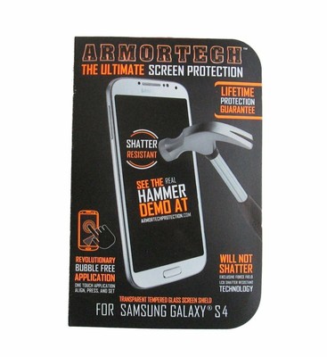 Armortech The Ultimate Screen Protection - Shatter Resistant Screen Shield For Samsung Galaxy S4 (888255110671)