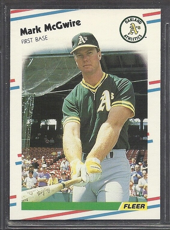 1988 Fleer Baseball - #286 - Mark McGwire - Oakland A's