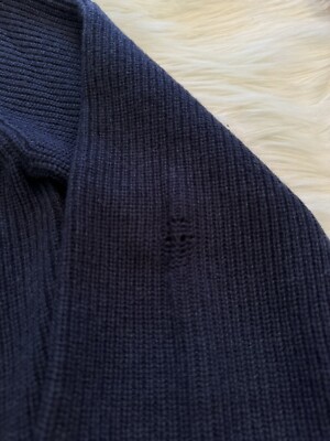 Brunello Cucinelli 100% Cashmere Shawl Collar Ribbed Cardigan