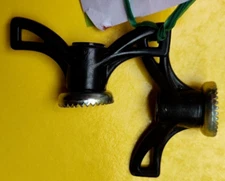 SPORTS MODEL VINTAGE FRONT HUB PAIR BUTTERFLY NUTS DADI BICI VINTAGE