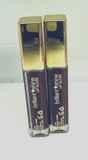  2 MILANI BRILLIANT SHINE Lip Gloss 14 Black Cherry  RARE PLS READ SOLD AS-IS
