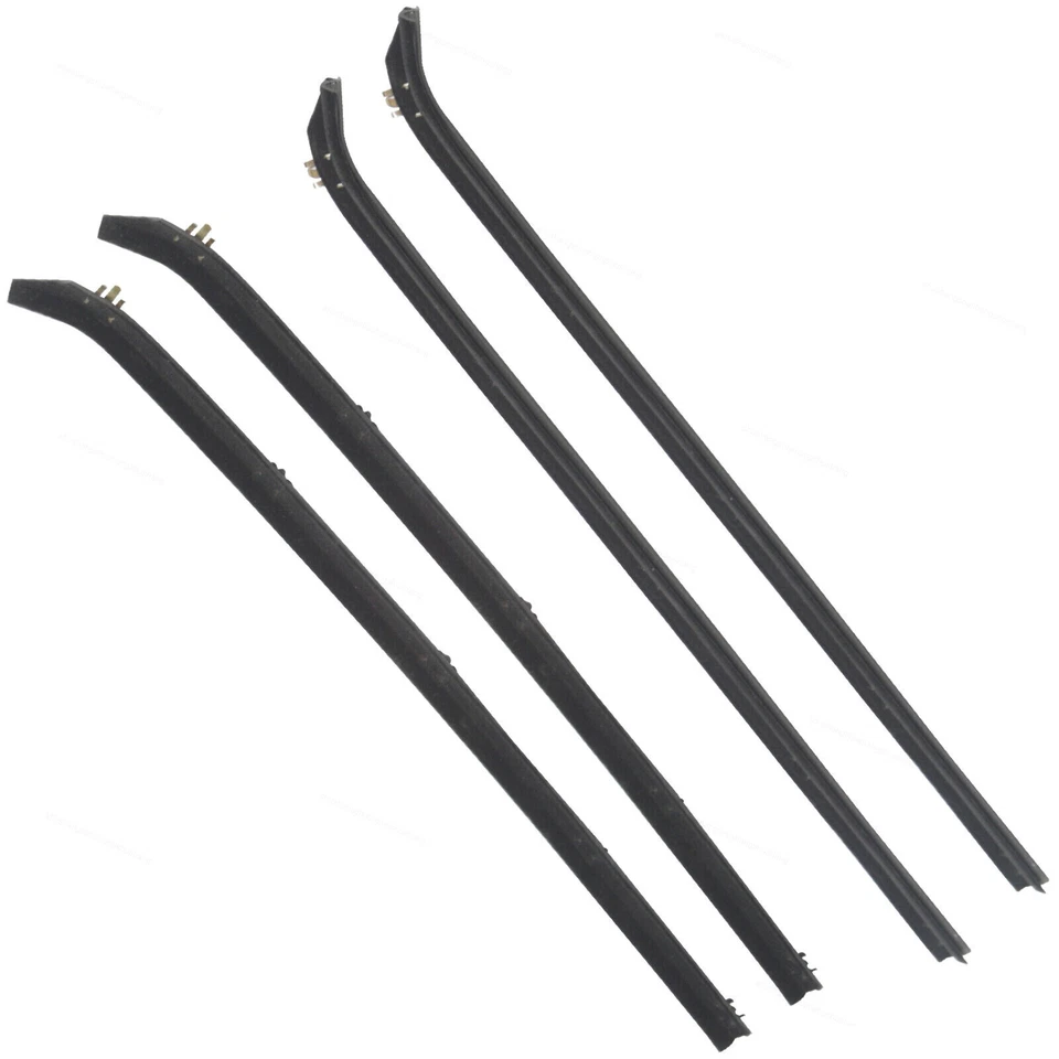 FitS Chevrolet GMC Truck 1989-1991 LH & RH Door Window Weatherstrip Seal Kit 4x - Image 4 of 4