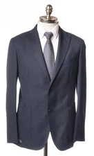 NWT BOGLIOLI K Jacket Navy Wool Unconstructed Hopsack Sport Coat 38 R (EU 48)