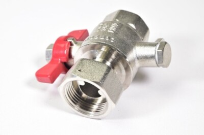WESA MS58, PN40, Ball valve with immersion probe connection 3/4''