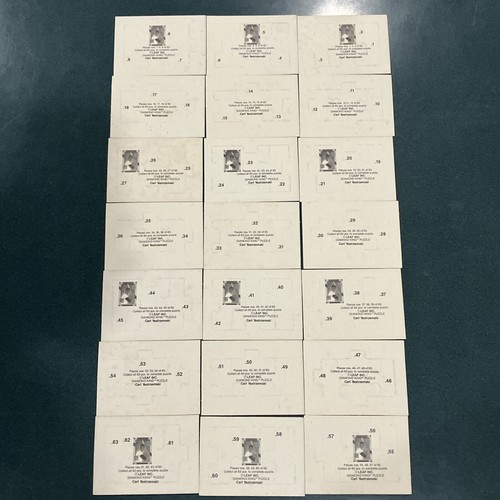 Complete Set Diamond King Puzzle Leaf Inc Carl Yastrzemski Puzzle Cards Unpunch - Picture 6 of 9