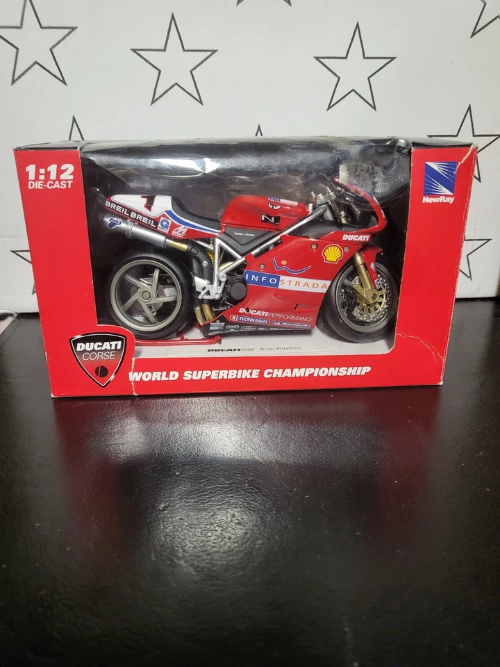 Modellini Moto Ducati 998 Troy Bayliss 1 : 12 Ducati Hero Team Ducati - Infostra - Immagine 2 di 4