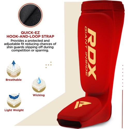 RDX MMA Schienbeinschoner Kickboxen Muay Thai Boxen Kampfsport Schienbeinschutz - Bild 5 von 19