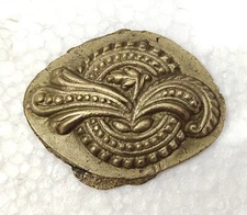 Vintage Bronze Jewelry Die Mold/Mould India Hand Engraved For Jewellery Making
