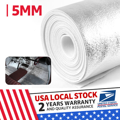 118'' x 40'' Firewall Sound Deadener Car Roof Heat Shield Insulation Deadening Mat