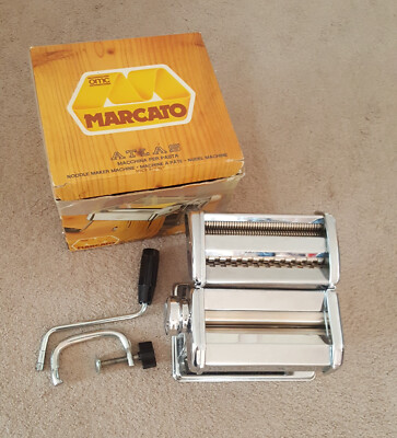 Pasta machine noodle pasta maker Marcato Atlas 150 Made in Italy vintage