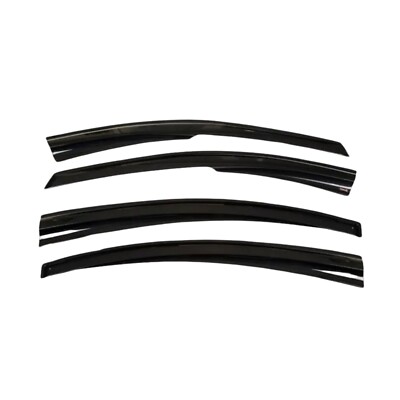 ClimAir Car Comfort Deflettori D'Aria Master Nero (Posteriore - Foto 3