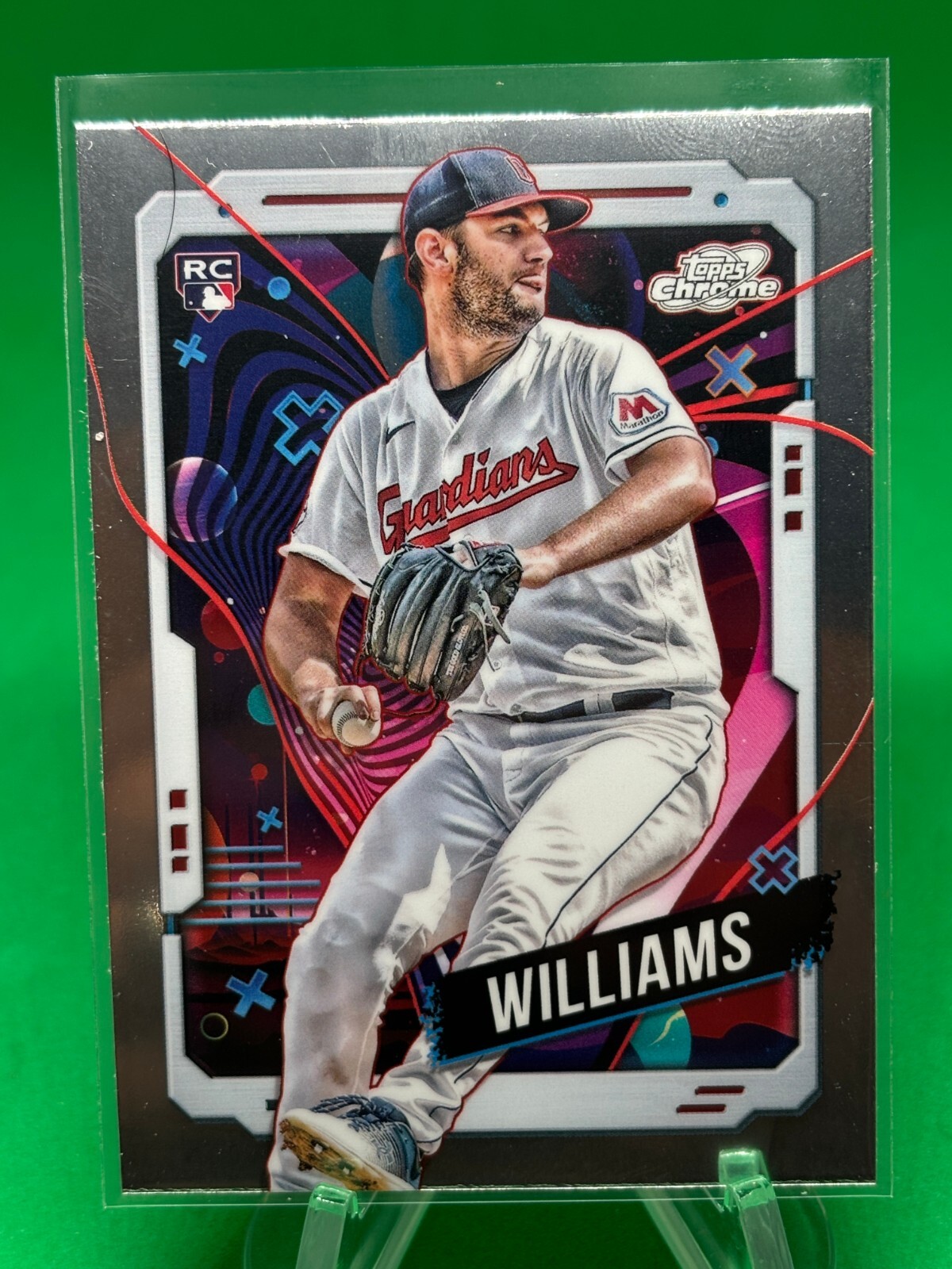 2024 Topps Cosmic Chrome #63 Gavin Williams RC Cleveland Guardians
