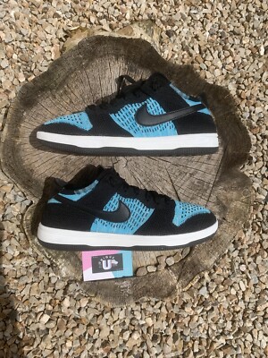 Get Rare 1 of 1 Tiffany Flyknit Nike Dunk UK7.5 EU42 CM26.5 US8.5/10W
