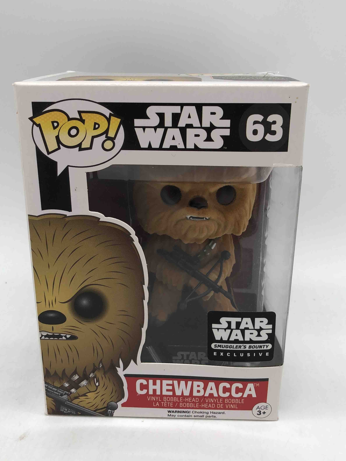 Funko Pop! Figura De Vinilo Star Wars The Force Awakens Chewbacca - (Flocked) #63