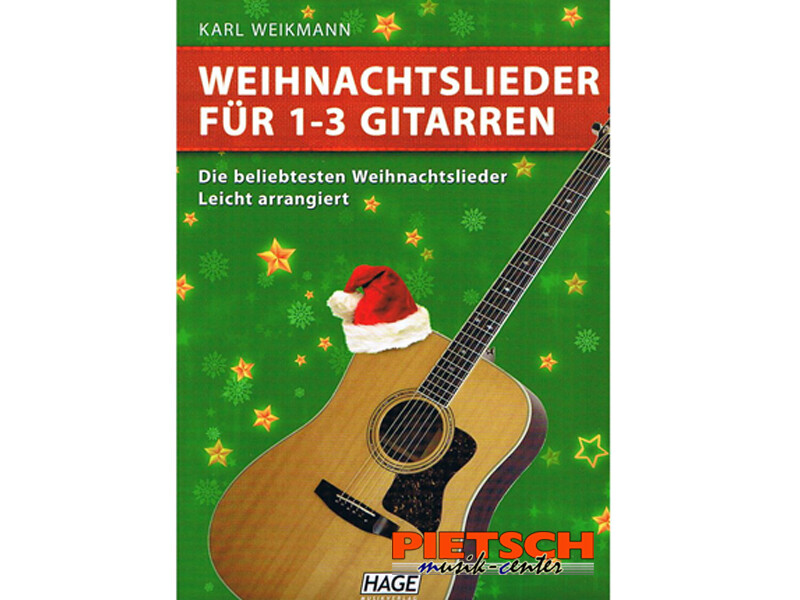 Thumbnail - Hage Musikverlag, Weihnachtslieder Für 1-3 Gitarren, Von Karl Weikmann