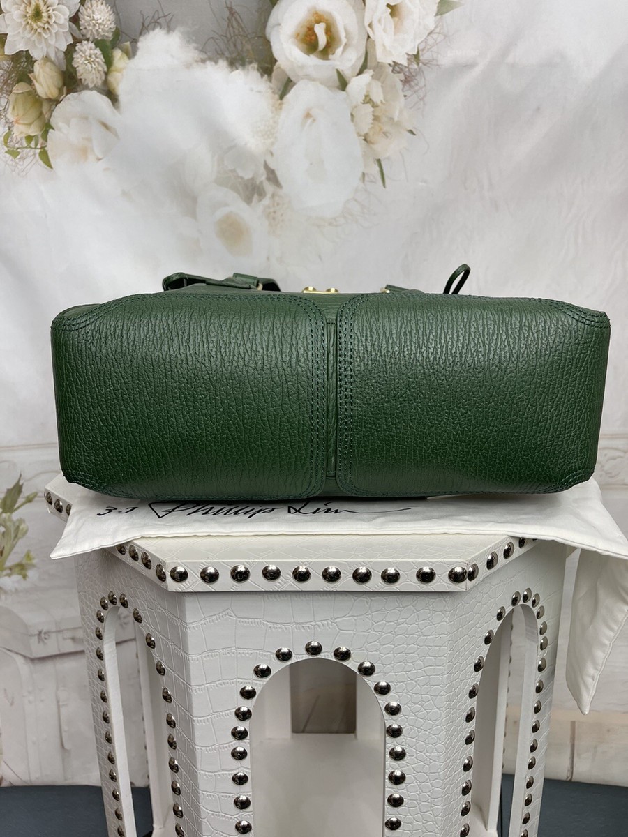 3.1 PHILLIP LIM medium pashi satchel/shoulder bag GREEN