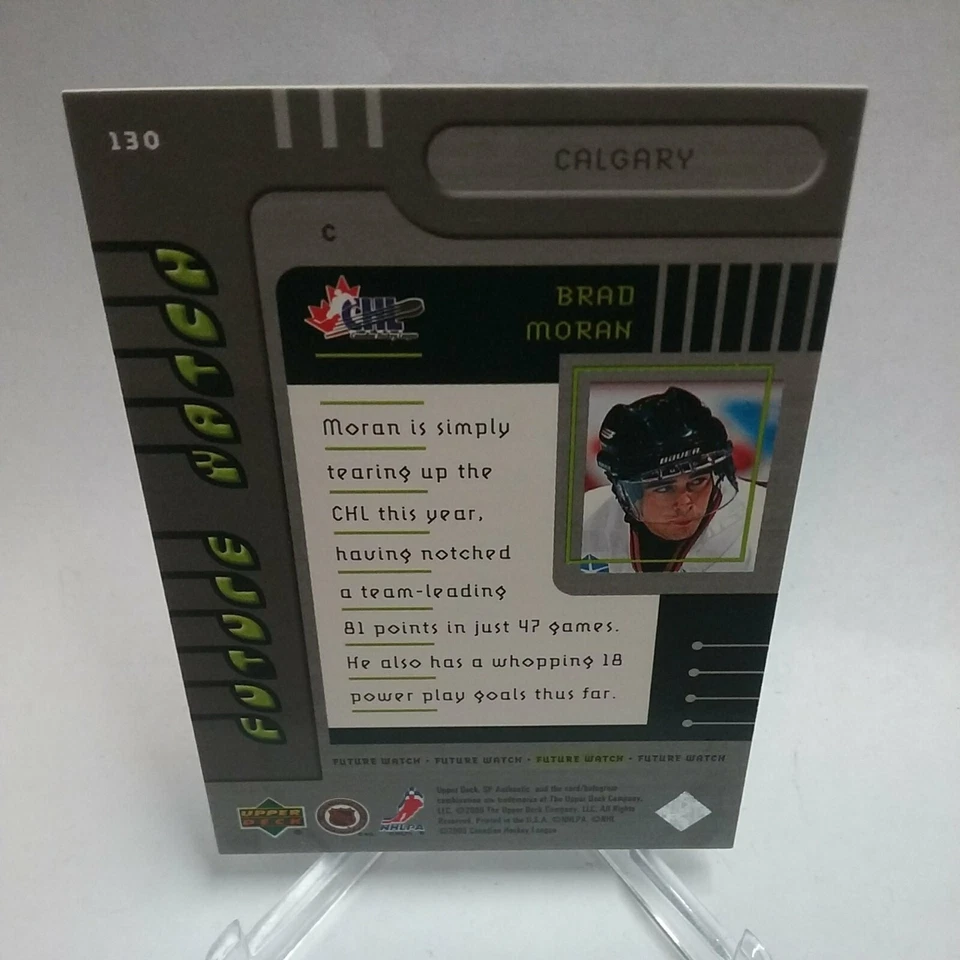 Brad Moran Calgary 2000 SP Authentic Future Watch #130 807/2000 - Image 3 of 3