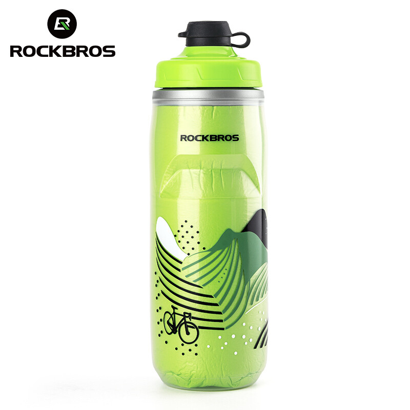 Borraccia Termica ROCKBROS 620ml - Per Bici, Sport, Isolamento A 3 Strati, Senza BPA - Foto 3