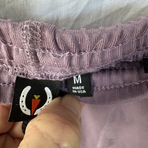 KERRITS Girls Riding Equestrian Purple Leggings - Sz M* - Picture 7 of 8