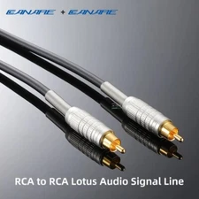 1pcs DIY CANARE RCA to RCA F-10 Subwoofer Audio Line L-2T2S Speaker Signal Cable