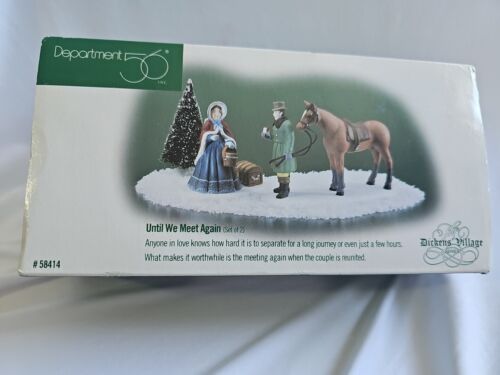 Department 56 Until We Meet Again #58414 Original Box 1998 Dicken's Village
