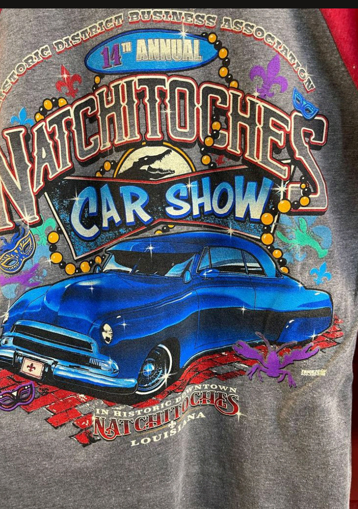 Natchitoches Louisiana 14th Annual car show 3/4 Sleev… Gem