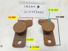 Coppia riscontri per chiusura sponda cassone ribaltabile o fisso per autocarri
